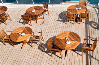 Foto: Terrasse im Sommer